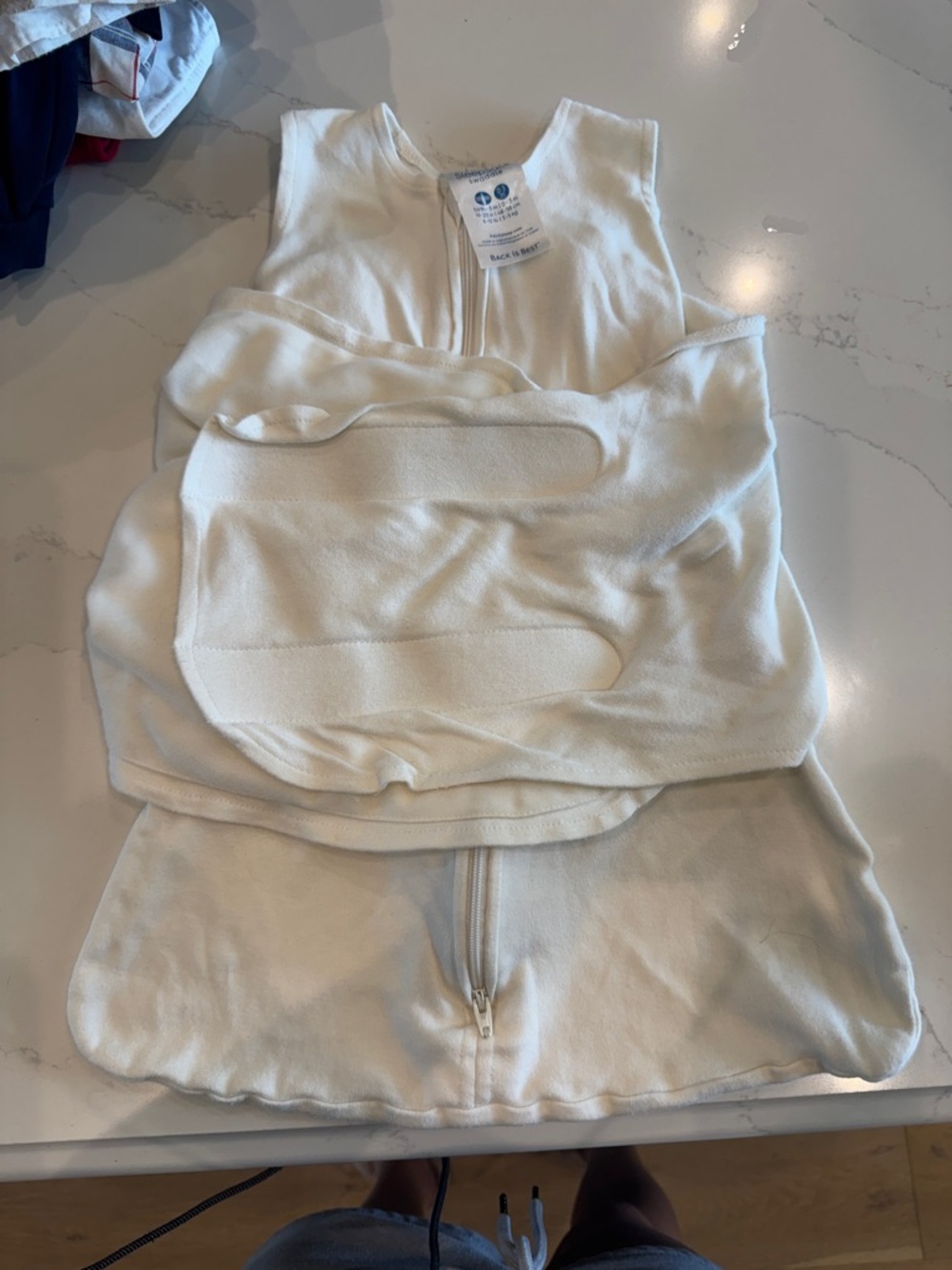 Halo Cream SleepSack Swaddle Wearable Blanket